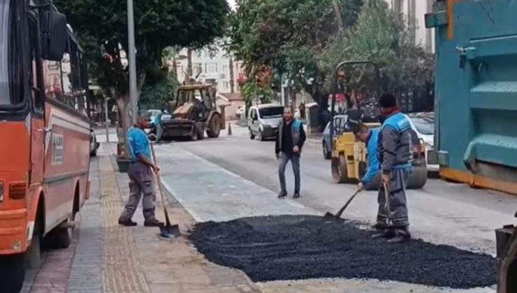 O çukurlar Osman Başkan’ın talimatıyla kapatıldı