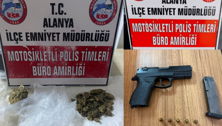 Alanya’da motosikletli polislerden ŞOK OPERASYON