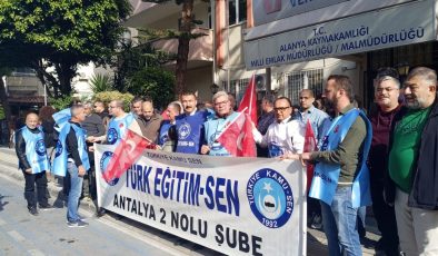 Alanya Türk Eğitim Sen MAAŞ ZAMMINI eleştirdi