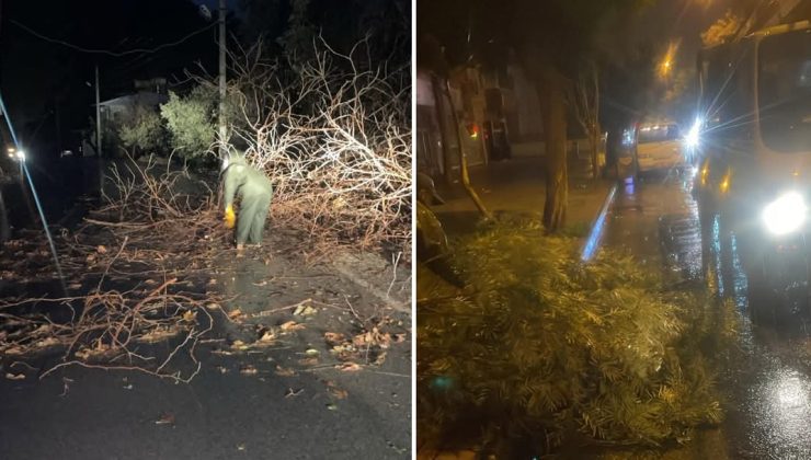 Alanya’da fırtına ve DOLU YAĞIŞI hayatı felç etti