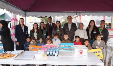 Alanya’da kreş öğrencilerinden BURÇE BEBEK’e tam destek